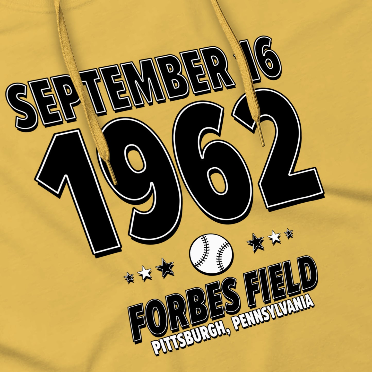 Pittsburgh Baseball – September 16, 1962 – Hoodie