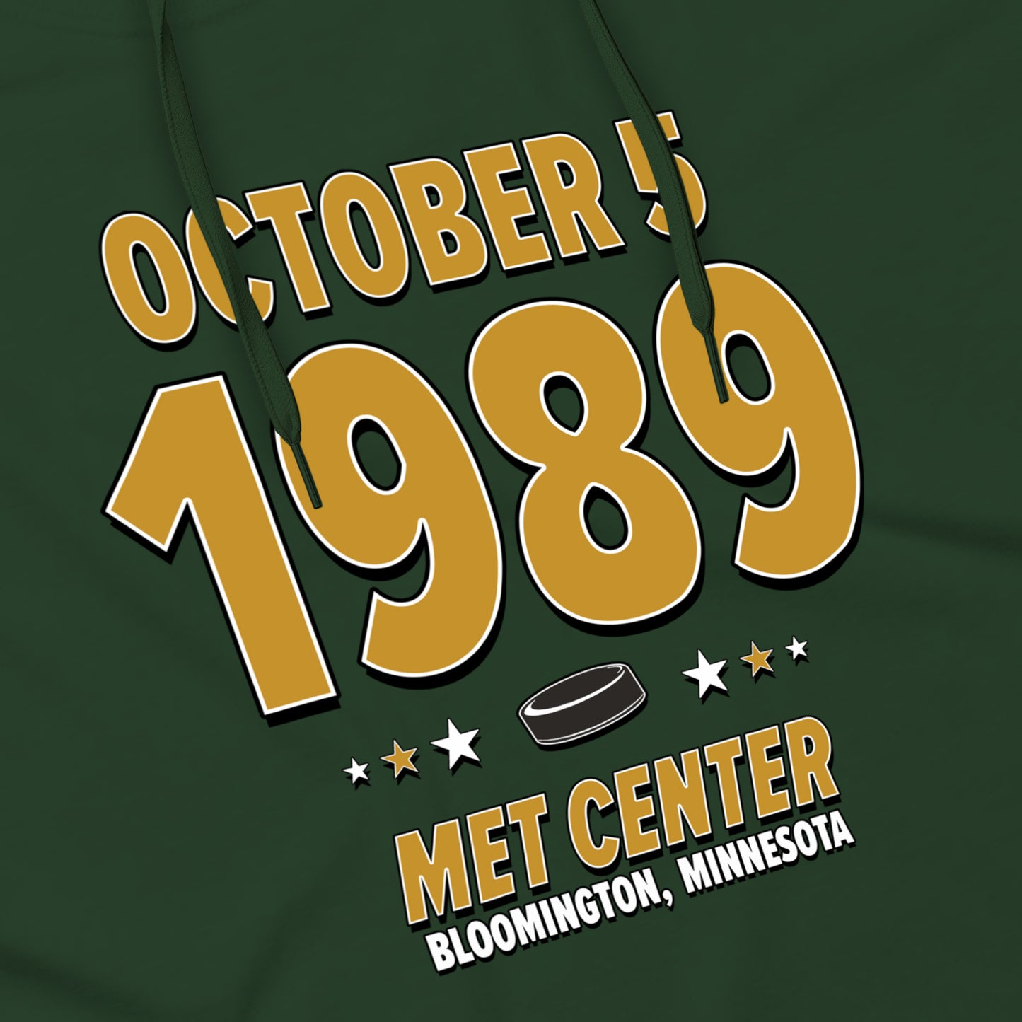 Dallas Hockey – October 5, 1989 – Hoodie