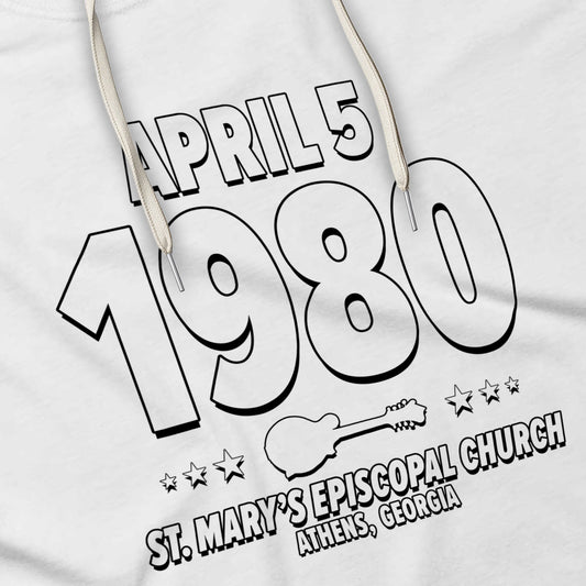 Campus Frequencies – 1980 – Hoodie (Black & White)