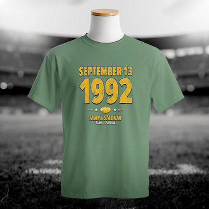 Green Bay Football – September 13, 1992 – Comfort Colors
