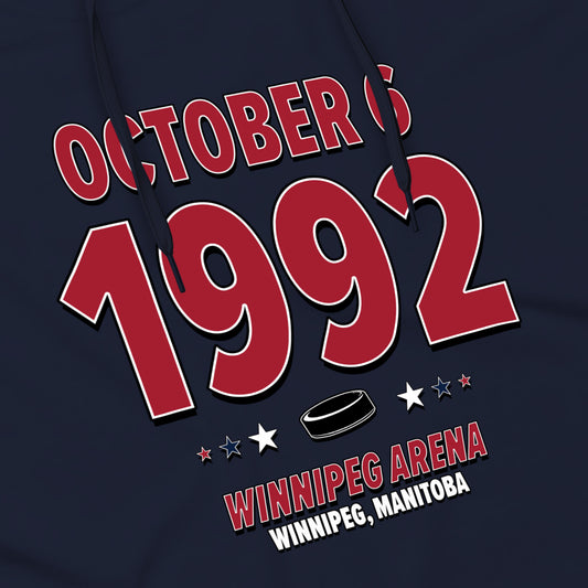 Winnipeg Hockey – October 6, 1992 – Hoodie