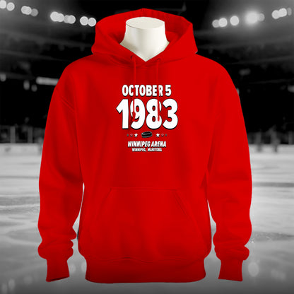 Detroit Hockey – October 5, 1983 – Hoodie