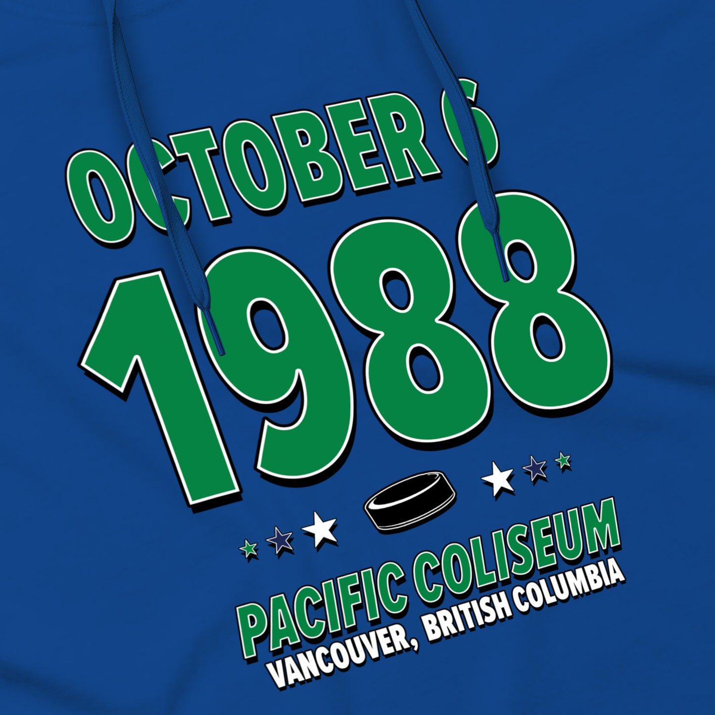 Vancouver Hockey – October 6, 1988 – Hoodie