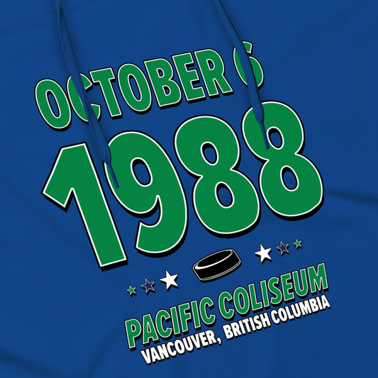 Vancouver Hockey – October 6, 1988 – Hoodie