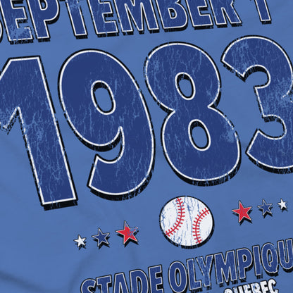 Los Angeles Baseball – September 1, 1983 – Comfort Colors