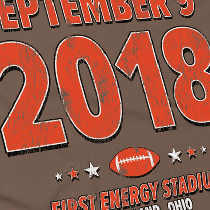 Angle — Cleveland Football – September 9, 2018 – Comfort Colors