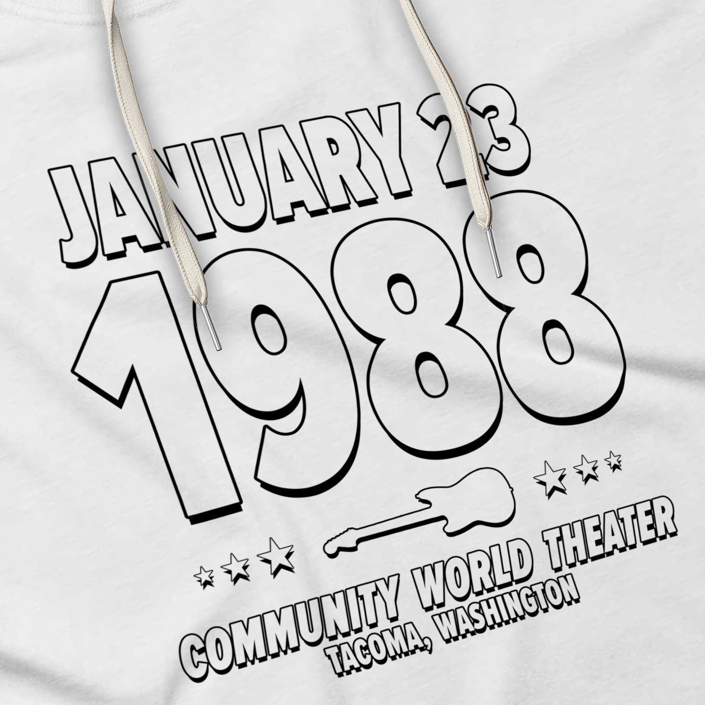 Grunge Messiahs – 1988 – Hoodie (Black & White)
