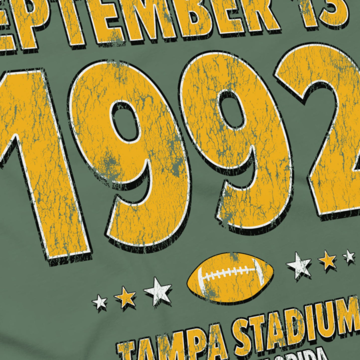 Green Bay Football – September 13, 1992 – Comfort Colors