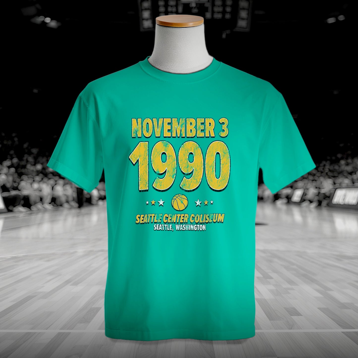 Seattle Basketball – November 3, 1990 – Comfort Colors