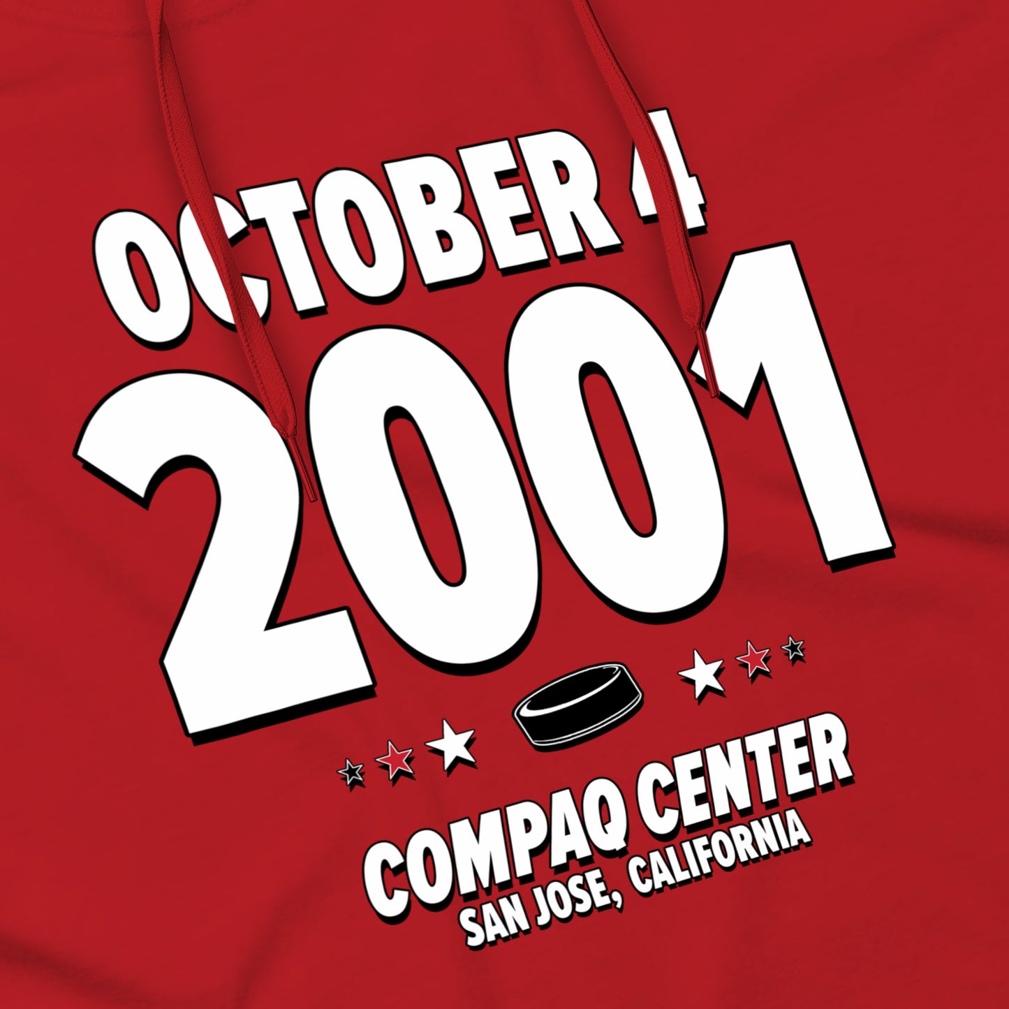 Detroit Hockey – October 4, 2001 – Hoodie