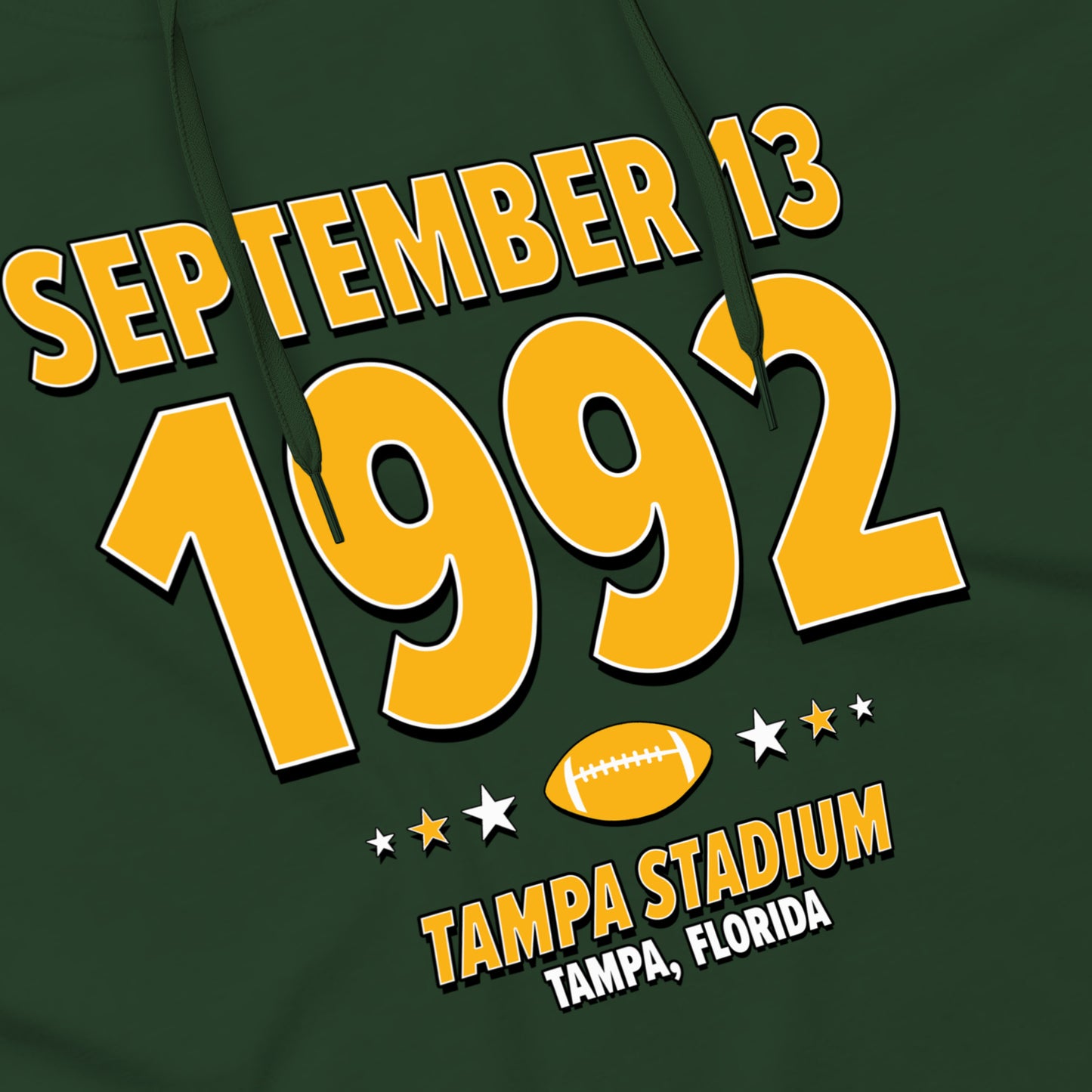Green Bay Football – September 13, 1992 – Hoodie
