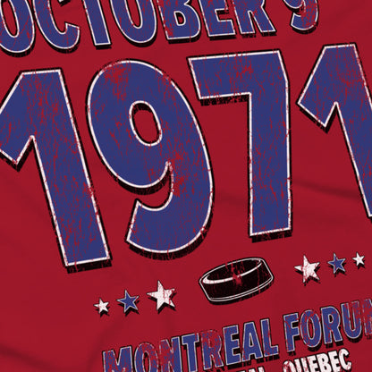 Montreal Hockey – October 9, 1971 – Comfort Colors