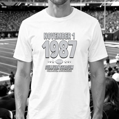 Los Angeles Football – November 1, 1987 – Origin Tee (Black & White)