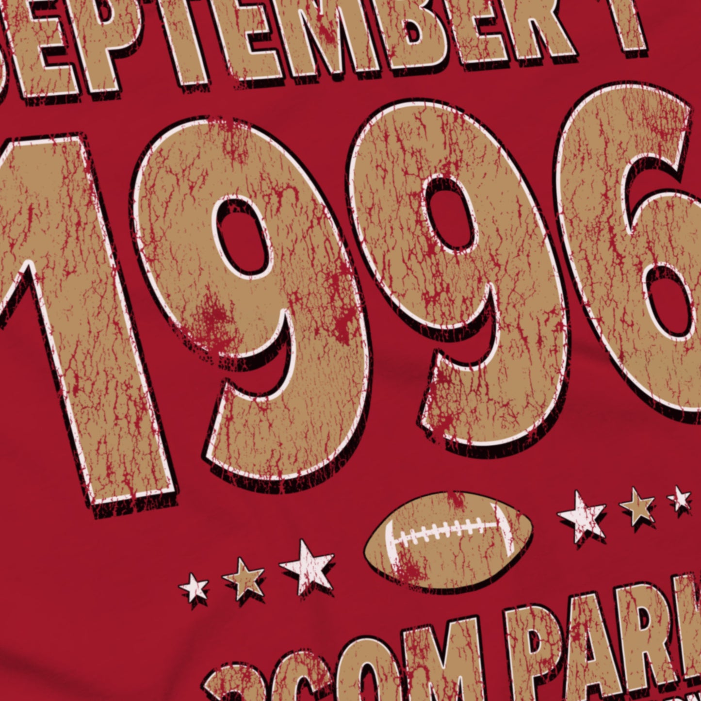 San Francisco Football – September 1, 1996 – Comfort Colors