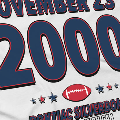 New England Football – November 23, 2000 – Origin Tee (Black & White)