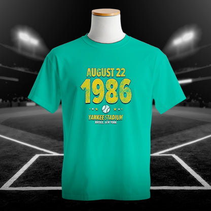 Oakland Baseball – August 22, 1986 – Comfort Colors
