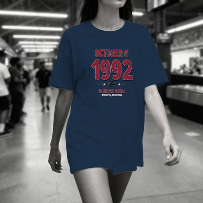Winnipeg Hockey – October 6, 1992 – Comfort Colors