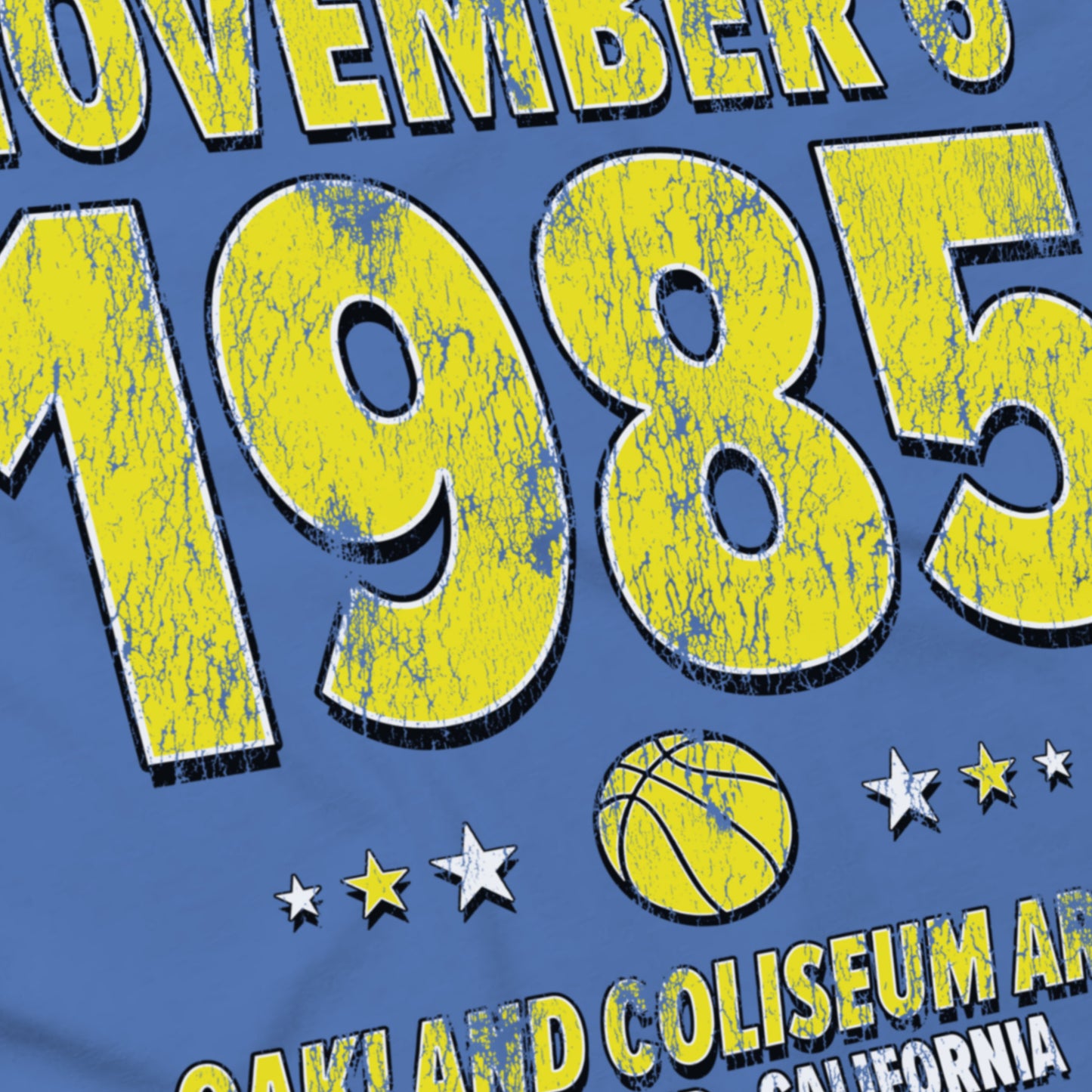 Golden State Basketball – November 6, 1985 – Comfort Colors