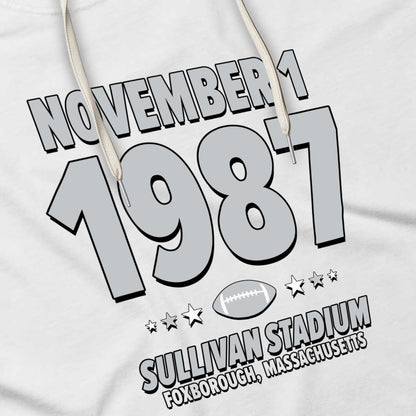 Los Angeles Football – November 1, 1987 – Hoodie (Black & White)