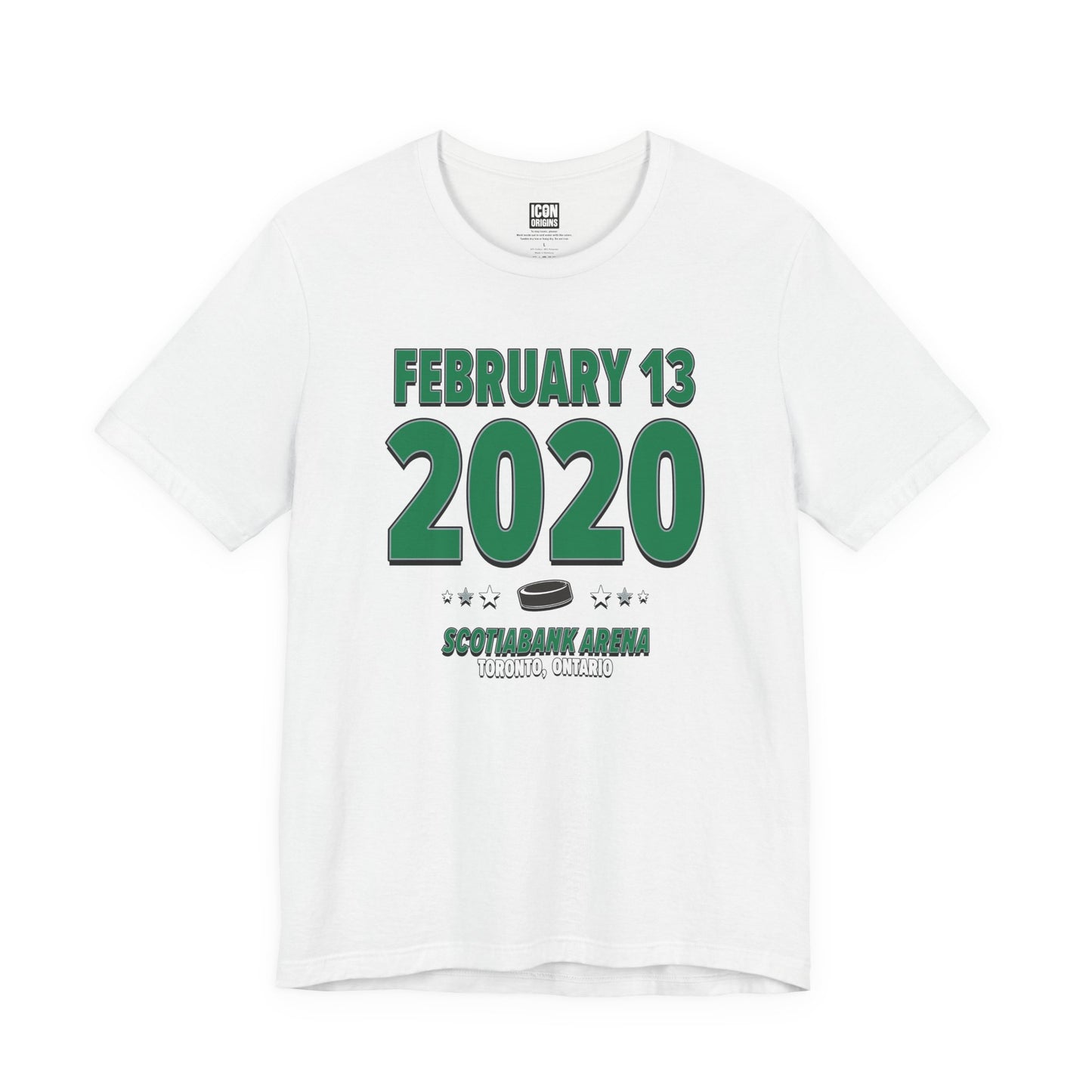 Dallas Hockey – February 13, 2020 – Origin Tee (Black & White)