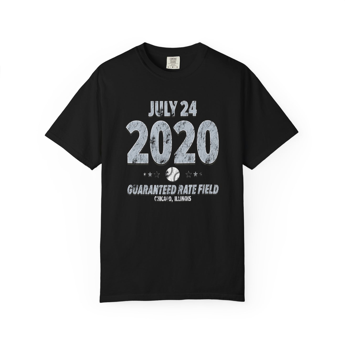 Chicago Baseball – July 24, 2020 – Comfort Colors (Black & White)