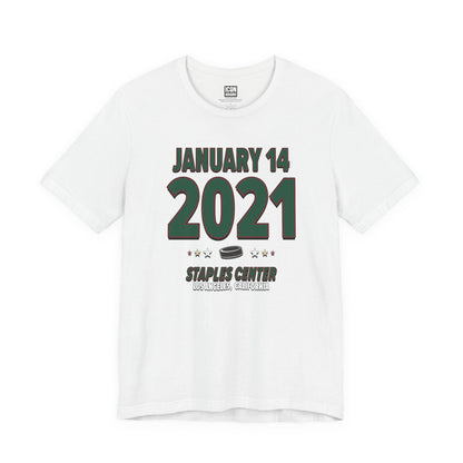 Minnesota Hockey – January 14, 2021 – Origin Tee (Black & White)