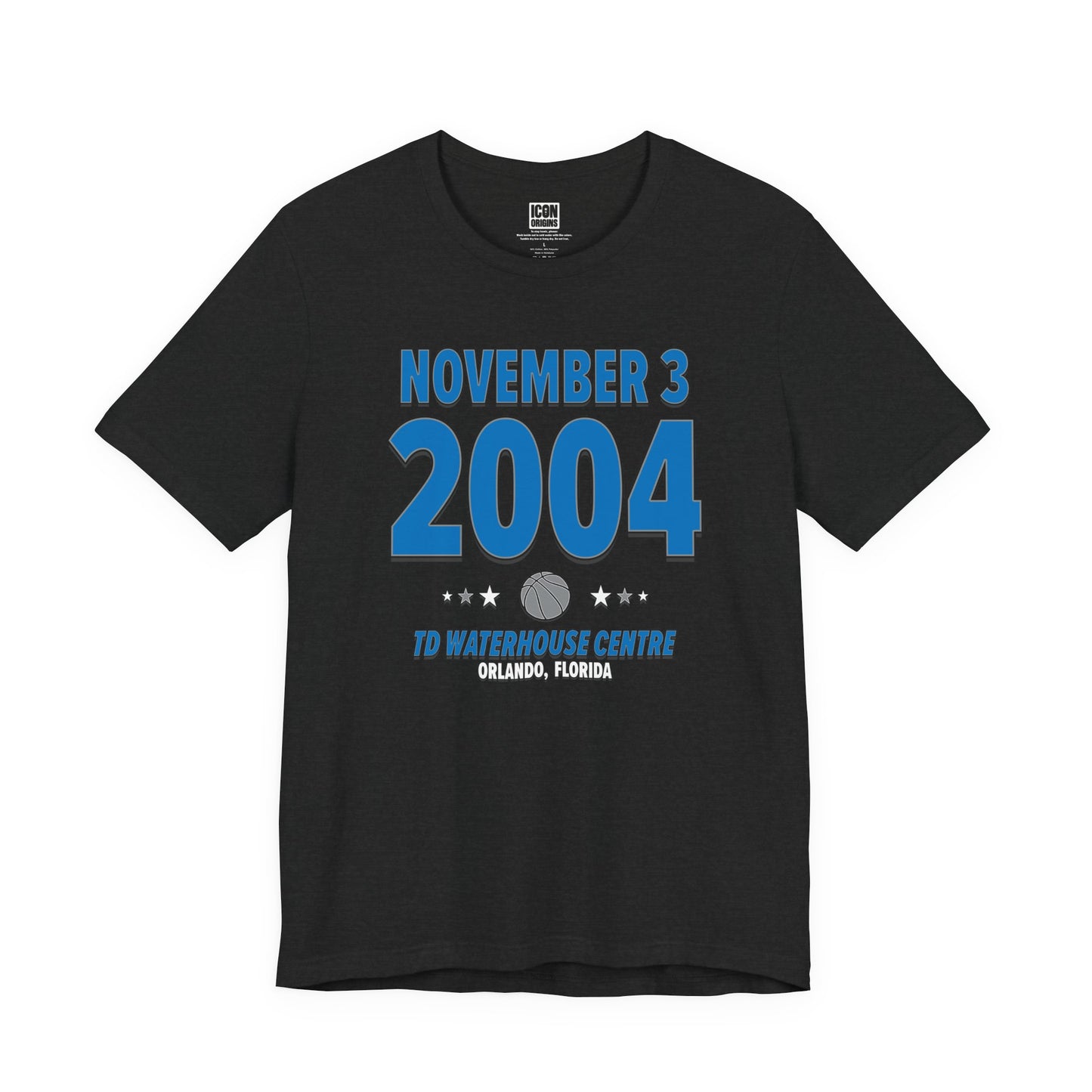 Orlando Basketball – November 3, 2004 – Origin Tee (Black & White)