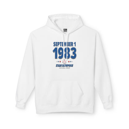 Los Angeles Baseball – September 1, 1983 – Hoodie (Black & White)