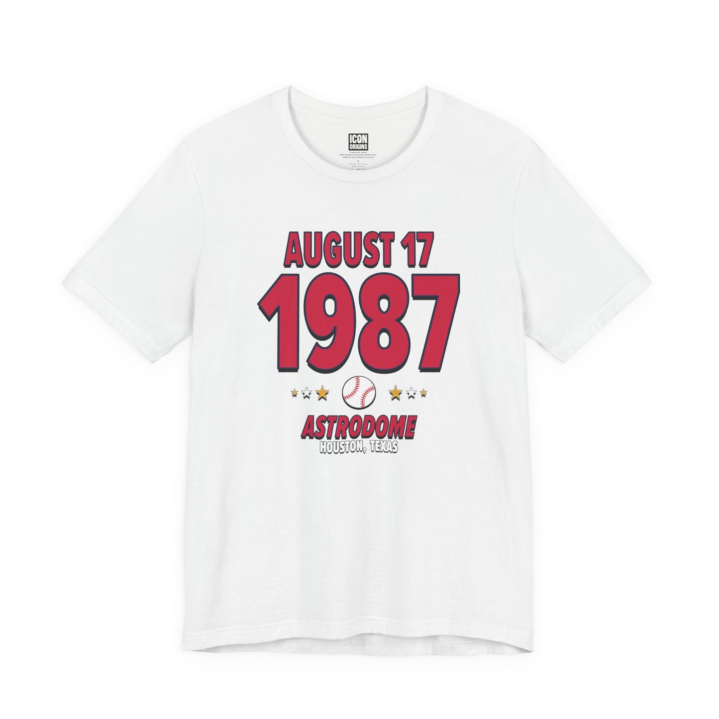 Atlanta Baseball – August 17, 1987 – Origin Tee (Black & White)