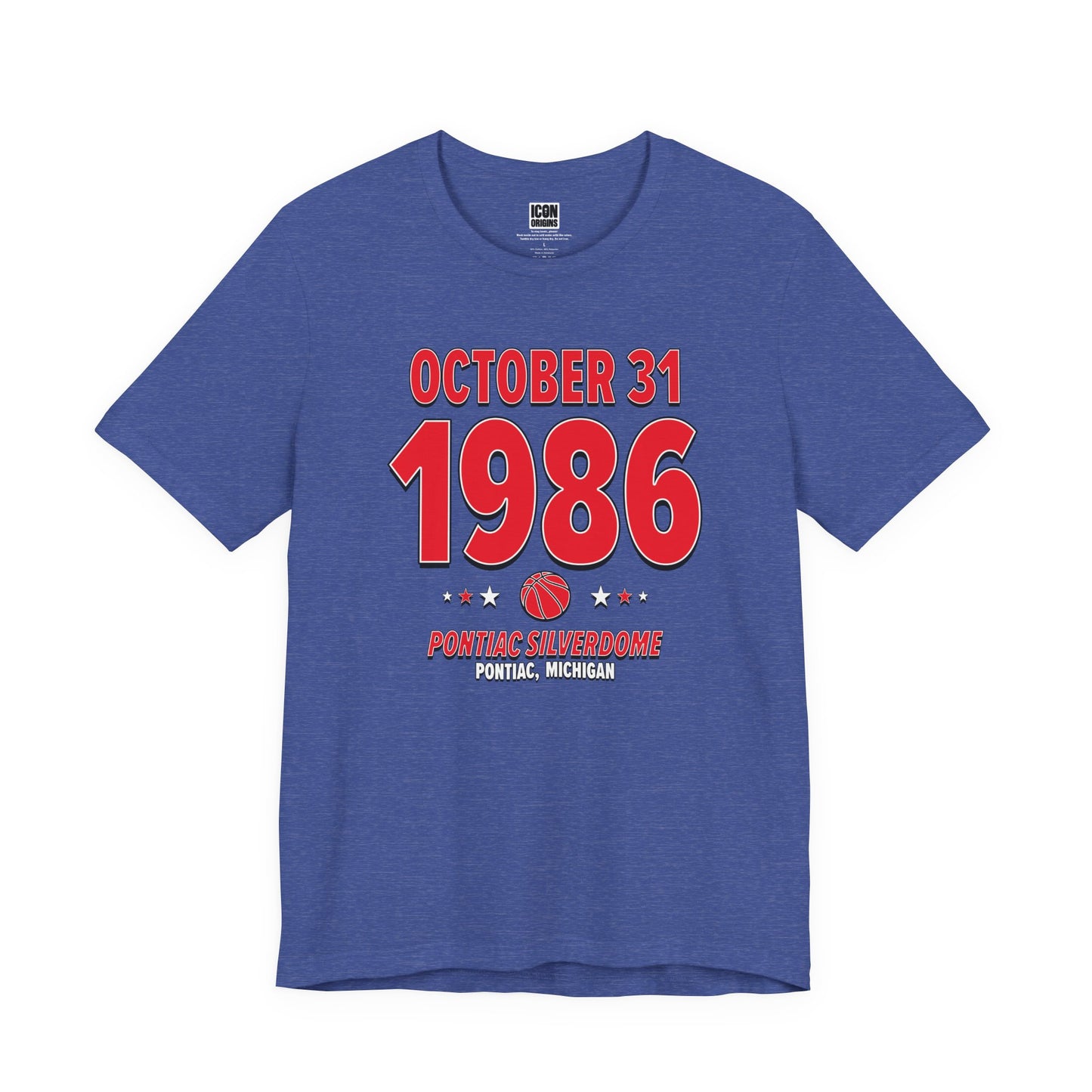 Detroit Basketball – October 31, 1986 – Origin Tee