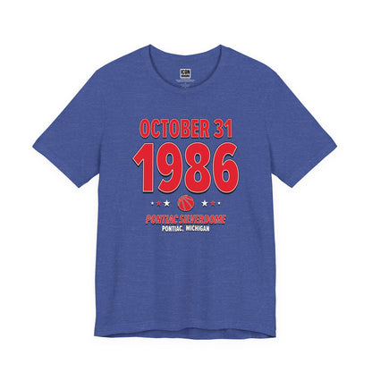 Detroit Basketball – October 31, 1986 – Origin Tee