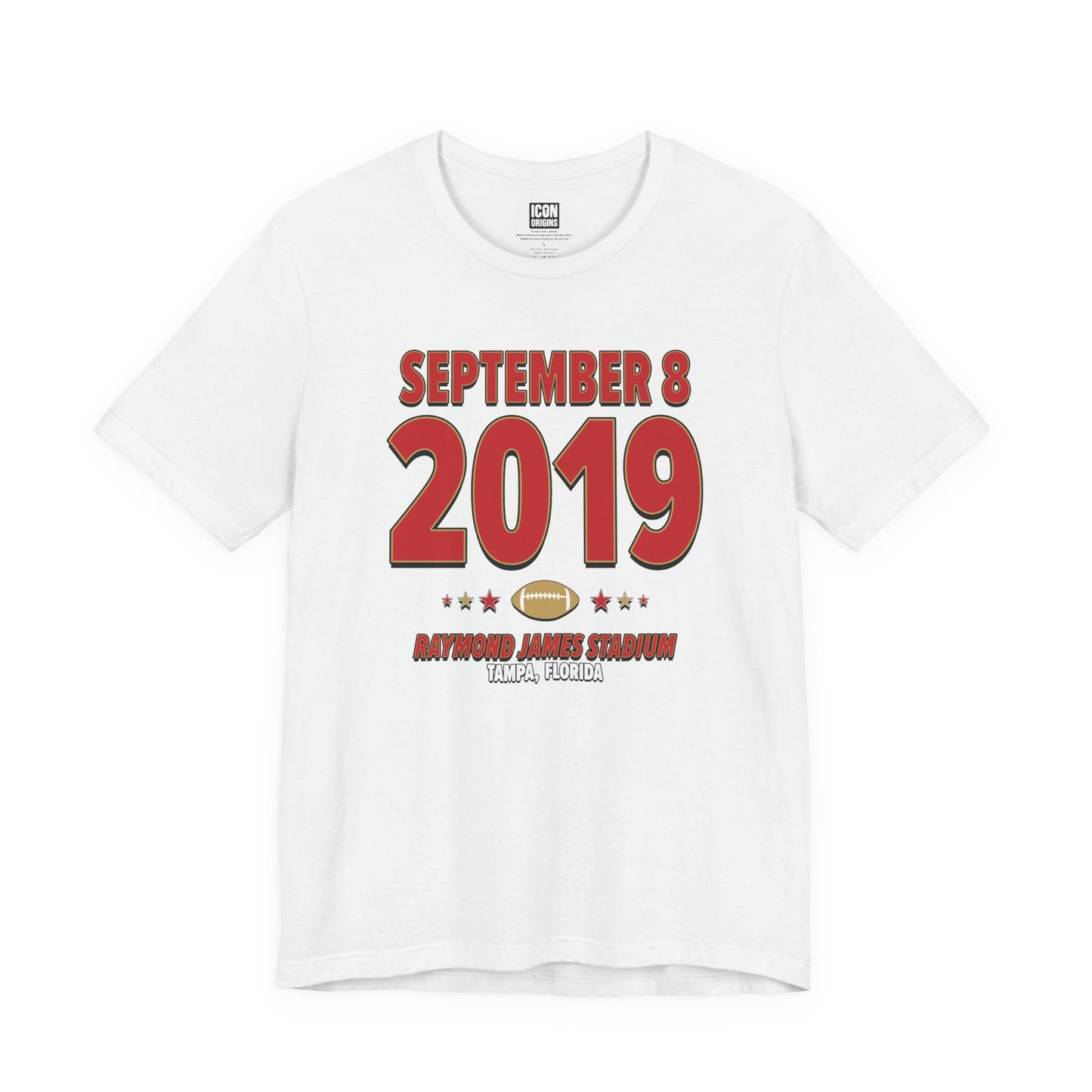 San Francisco Football – September 8, 2019 – Origin Tee (Black & White)