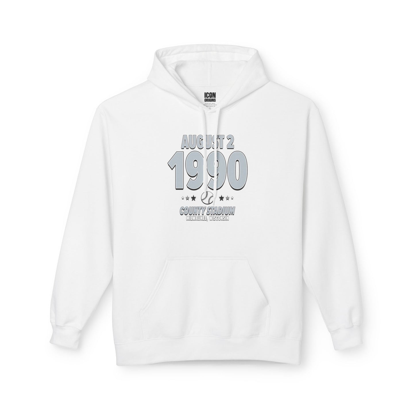 Chicago Baseball – August 2, 1990 – Hoodie (Black & White)