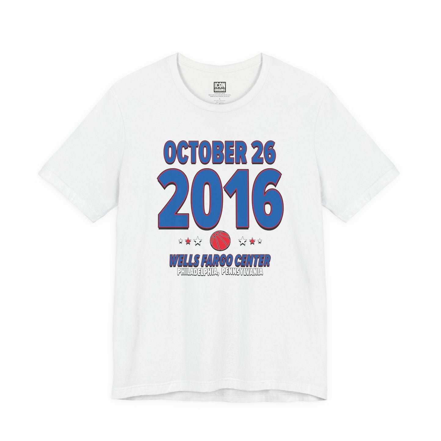 Philadelphia Basketball – October 26, 2016 – Origin Tee (Black & White)