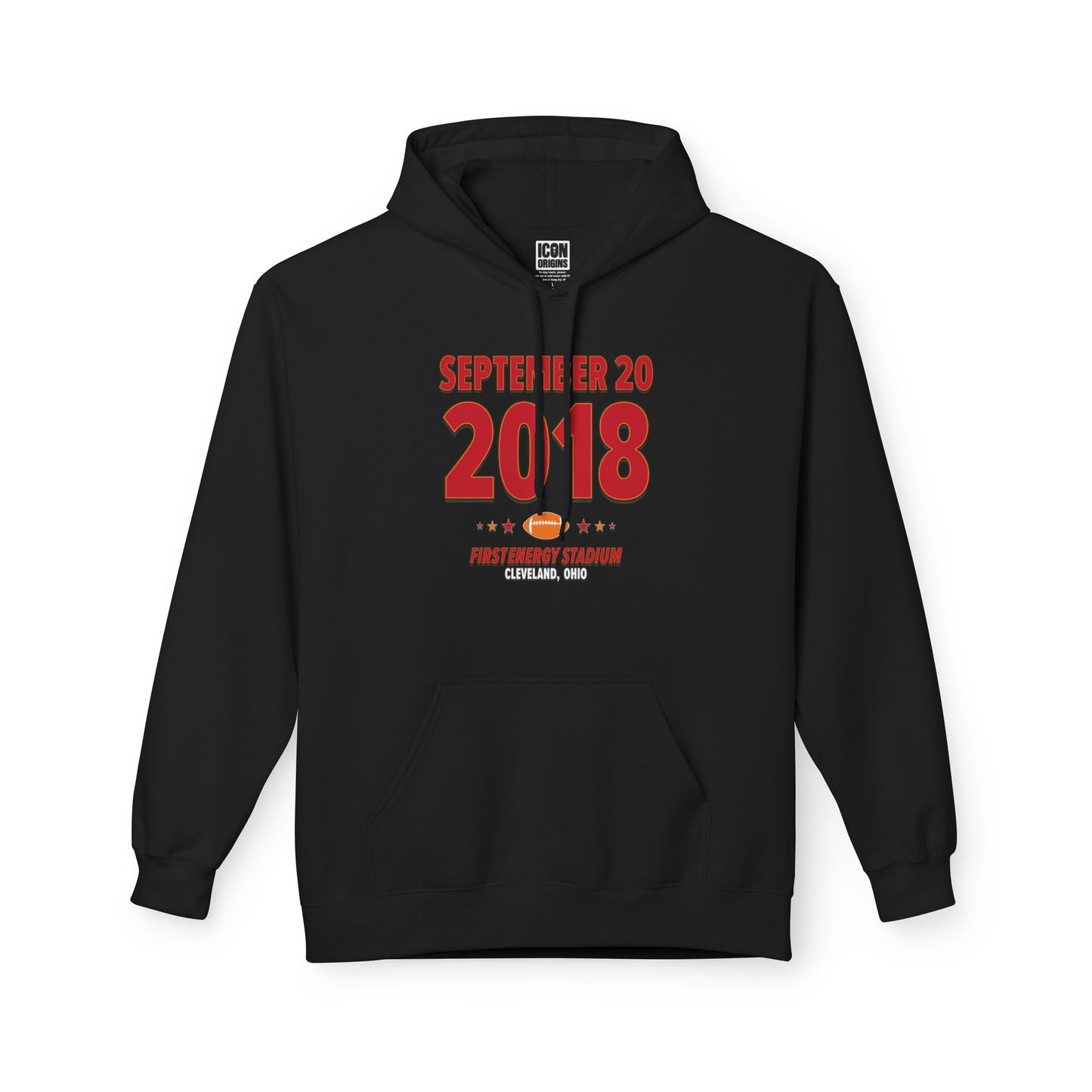 Tampa Bay Football – September 20, 2018 – Hoodie (Black & White)