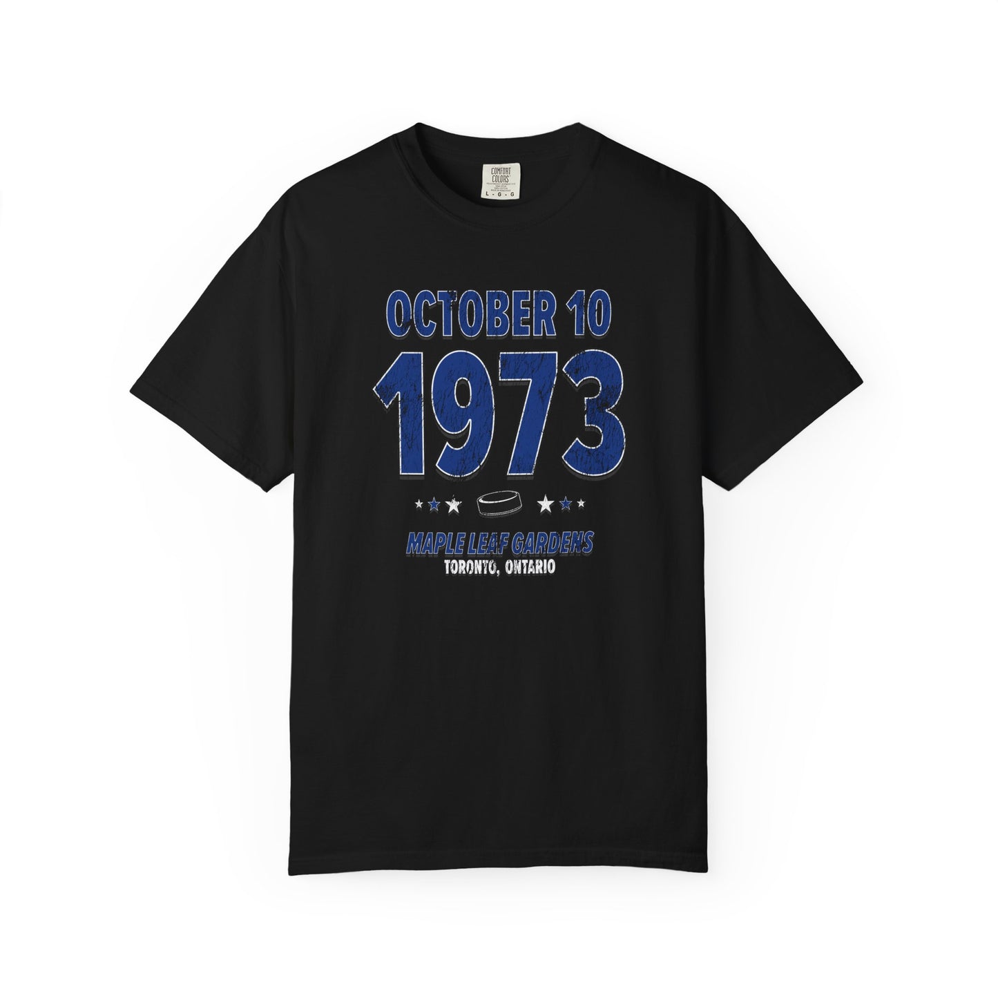 Toronto Hockey – October 10, 1973 – Comfort Colors (Black & White)