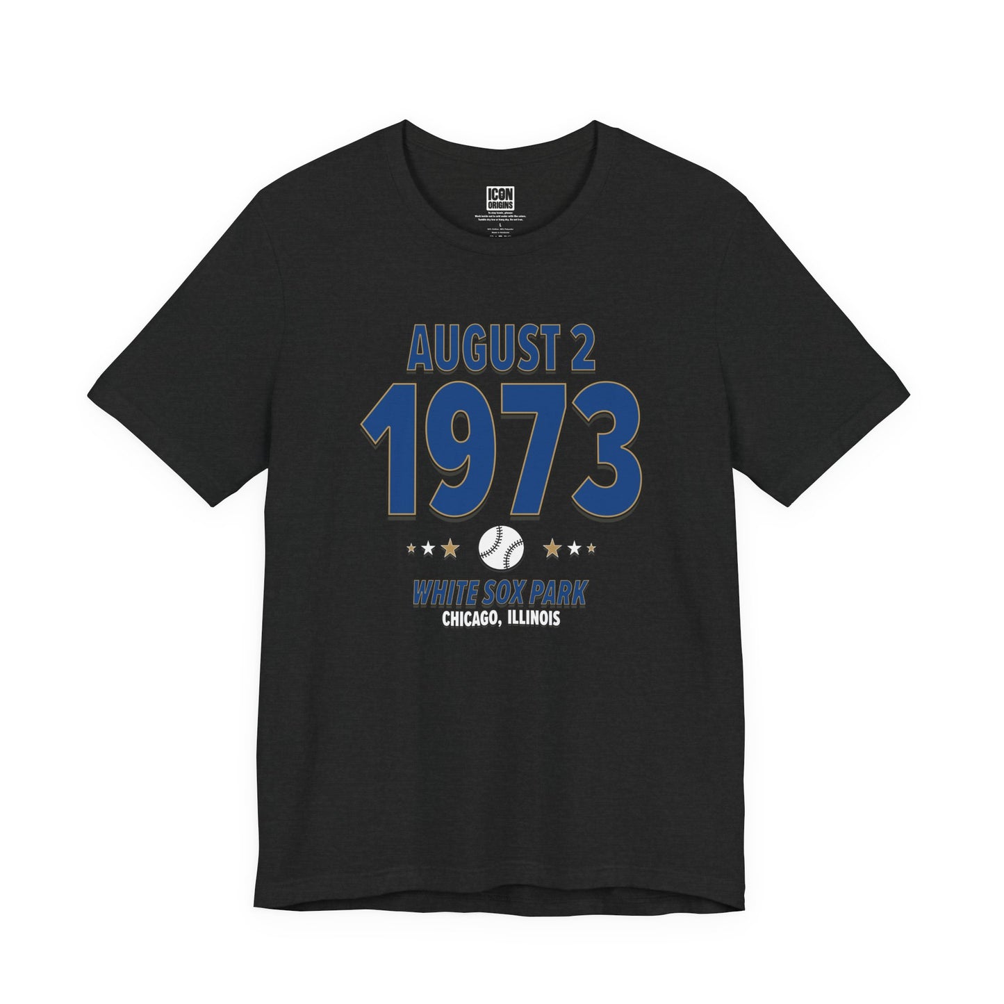 Kansas City Baseball – August 2, 1973 – Origin Tee (Black & White)