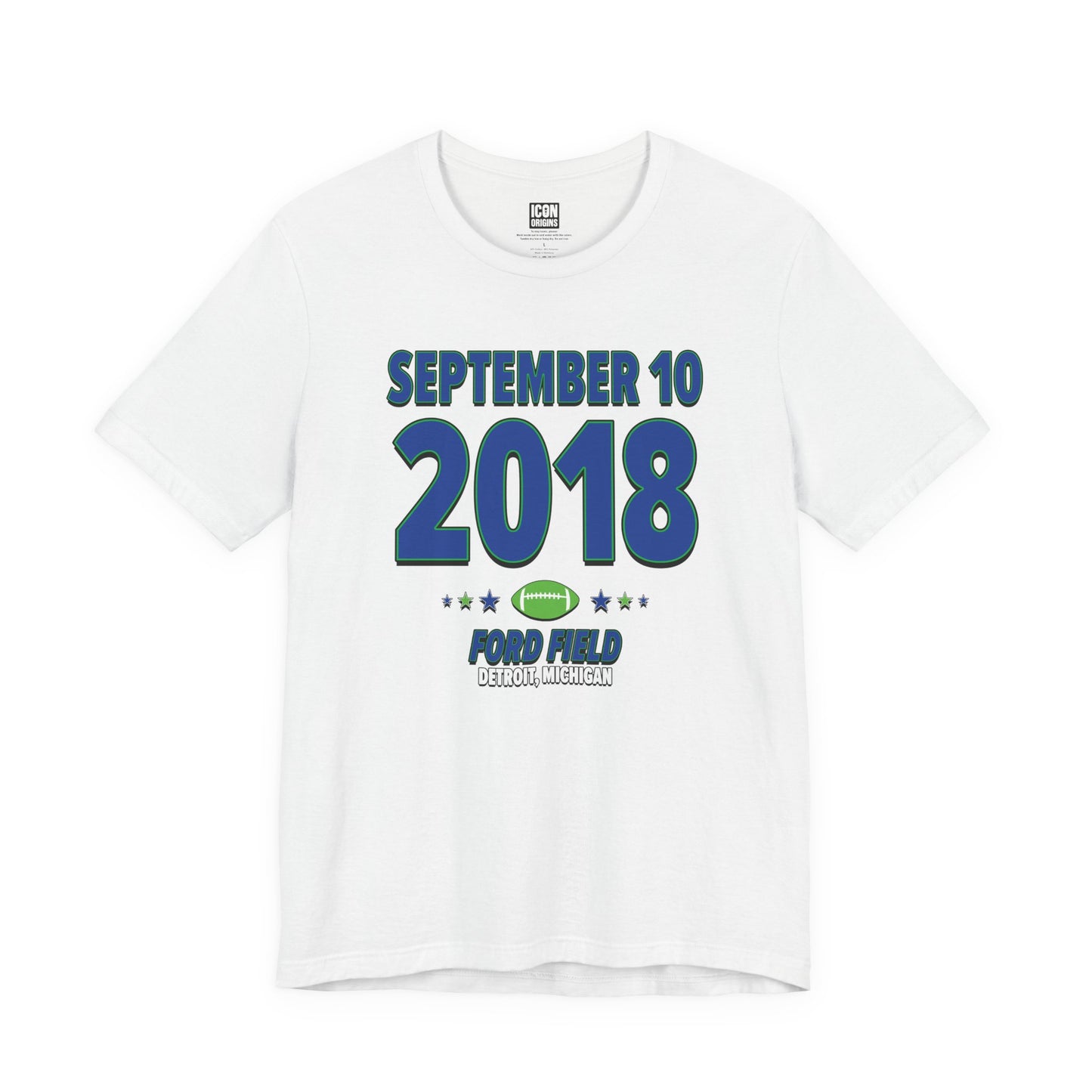 Seattle Football – September 10, 2018 – Origin Tee (Black & White)