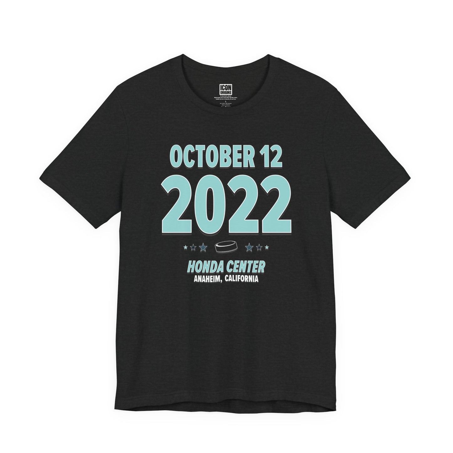 Seattle Hockey – October 12, 2022 – Origin Tee (Black & White)