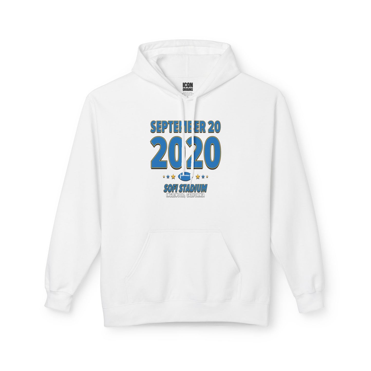 Los Angeles Football – September 20, 2020 – Hoodie (Black & White)