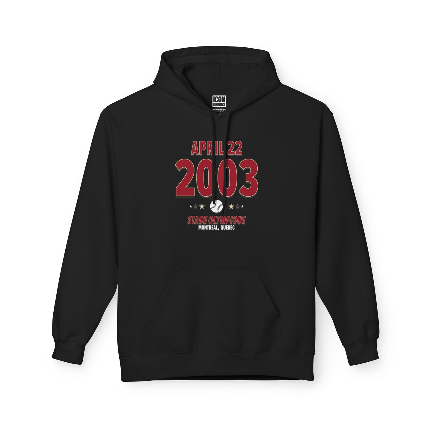 Arizona Baseball – April 22, 2003 – Hoodie (Black & White)