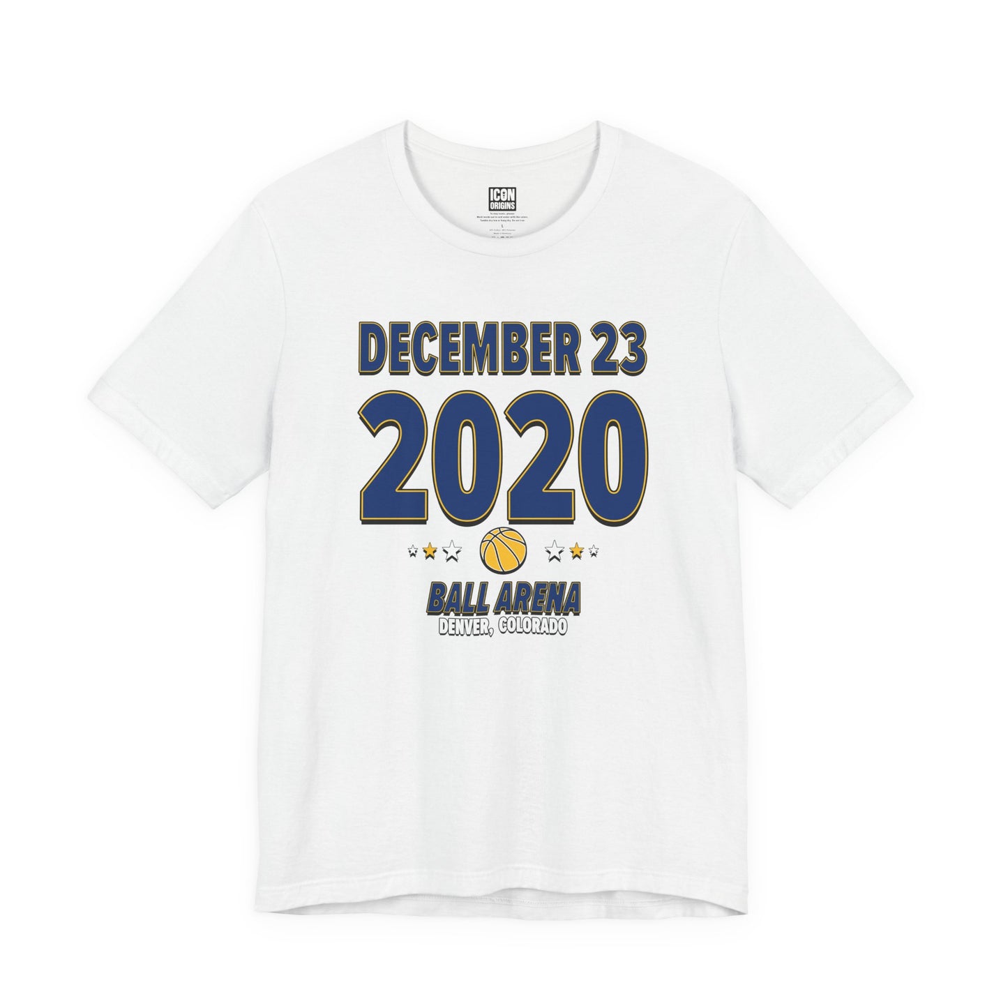 Indiana Basketball – December 23, 2020 – Origin Tee (Black & White)