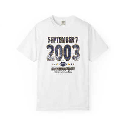 San Diego Football – September 7, 2003 – Comfort Colors (Black & White)