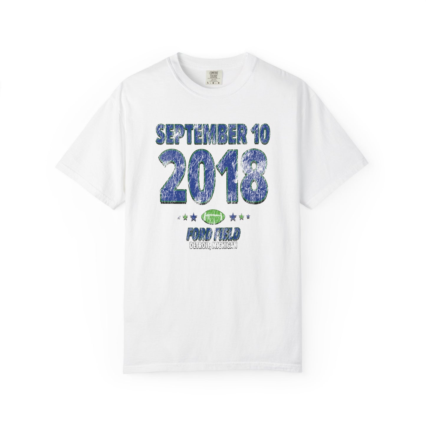 Seattle Football – September 10, 2018 – Comfort Colors (Black & White)