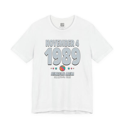 San Antonio Basketball – November 4, 1989 – Origin Tee (Black & White)