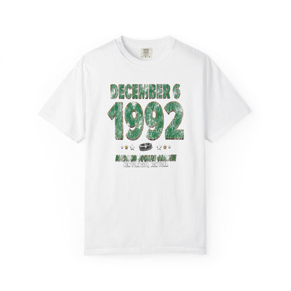 Dallas Hockey – December 6, 1992 – Comfort Colors (Black & White)