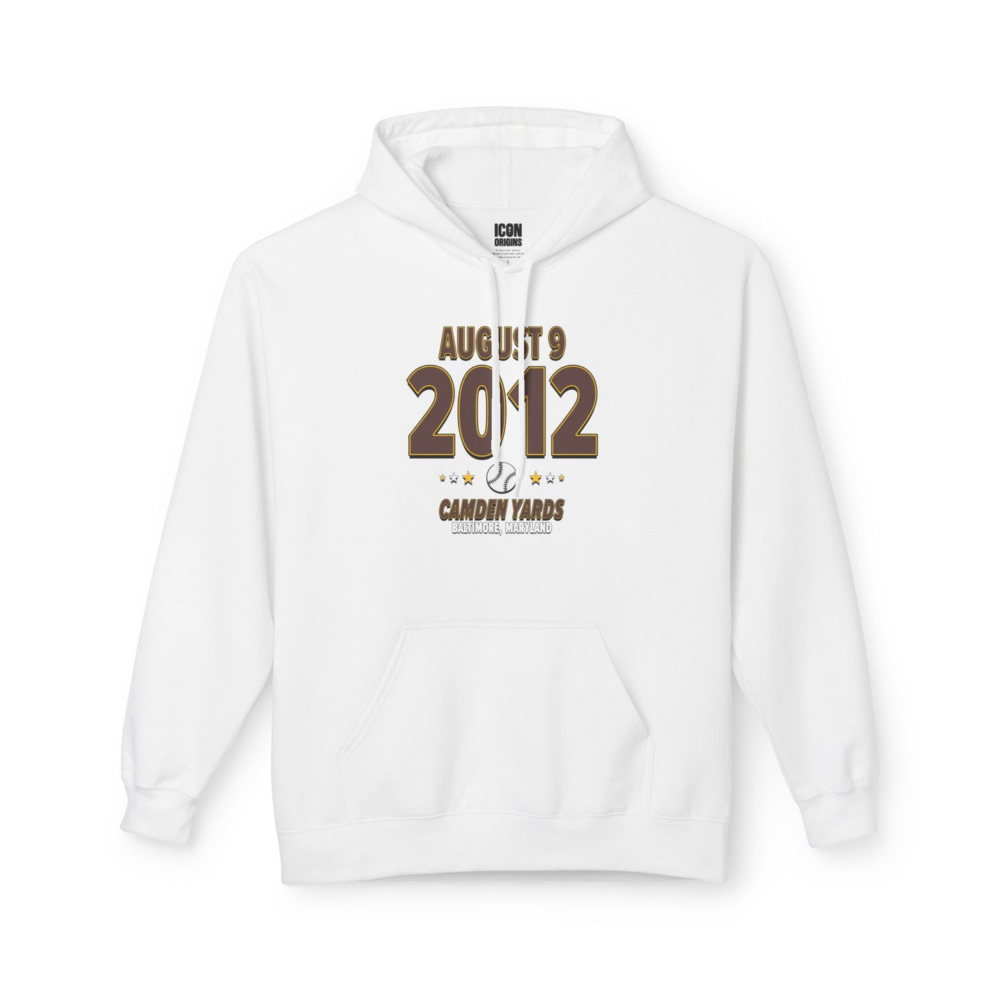 San Diego Baseball – August 9, 2012 – Hoodie (Black & White)