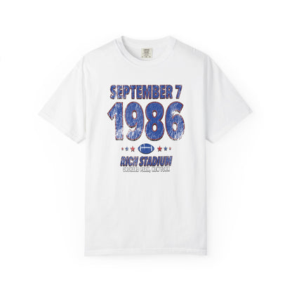 Buffalo Football – September 7, 1986 – Comfort Colors (Black & White)