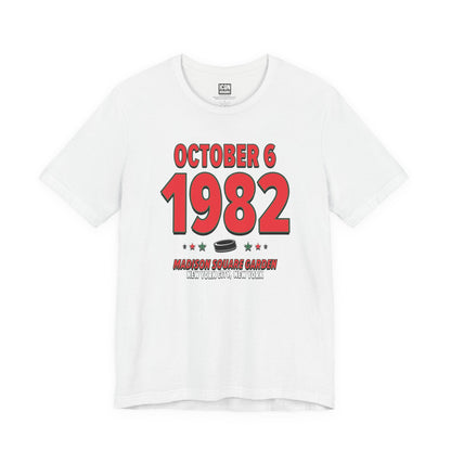 New Jersey Hockey – October 6, 1982 – Origin Tee (Black & White)