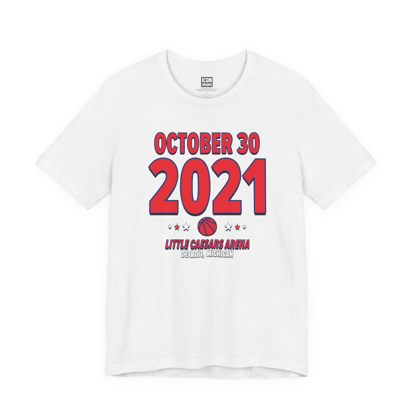 Detroit Basketball – October 30, 2021 – Origin Tee (Black & White)